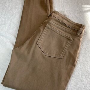 NYDJ Leggings Women’s 10 Brown Alina Stretchy Pants/Leggings Cotton Blend USA